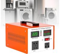 Transformador Convertidor de Voltaje Sube/Baja 500W a 5000W | Estabilizador de Tensión Doméstico 220V | Protección Sobrecalentamiento para Nevera y TV