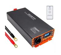 Transformador Convertidor Energía Solar CC A CA Cargador USB Portátil Pantalla LCD Inversor Voltaje Serie 1500 W Inversor Onda Sinusoidal(DC36V,2000W)