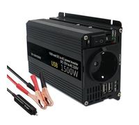 Transformador Convertidor Potencia 500 W 1500 W 2000 W 2600 W 3000 W Enchufe Europeo Inversor Automático Transformador 12 V A 220 V Inversor Solar Coche(12V 220V 1500W)