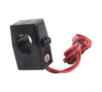 Transformador de corriente de núcleo dividido KCT24, 50A-400A para sensor CT con apertura de 24 mm, material ignífugo de PC para una instalación precisa y fácil en eléctrico (100A/5A)