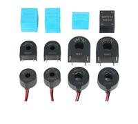 Transformador de corriente QNCT01 montaje en PCB 5A5mA 5A2.5mA 1:1000 1:2000 Transformador de corriente pequeño CT 1A 5A 10A(QNCT09 2000-1)