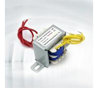Transformador de potencia de 1W AC6V 12V 9V 12V 15V 24V transformador EI núcleo de cobre entrada 220V 50 ~ 60Hz transformador de potencia de voltaje simple/doble ( Color : 220V Single V 2 Line , Size