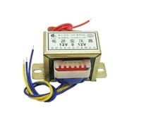 Transformador de potencia de cobre EI57 de 15 W/VA, 220 V a 6 V/9 V/12 V/15 V/18 V/24 V/30 V, doble voltaje (salida de tres cables).(AC24V)