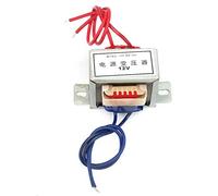 Transformador de potencia simple, CA 12 V/24 V, voltaje de salida 10 W, entrada 220 V, 50 Hz, EI, transformador de potencia, aislador eléctrico, transformador de única(12 V)