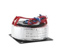 Transformador de potencia toroidal Transformador toroidal doble de 50 VA, amplificador de potencia de audio con anillo de cobre puro, bobina de potencia(Yellow,15V-0-15V)