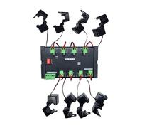 Transformador de transmisión comunicación corriente 8 canales, módulo detección y adquisición CA multicanal alta precisión(485 Modbus; 8-Channel Split CT)