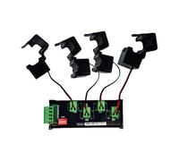 Transformador de transmisión comunicación corriente 8 canales, módulo detección y adquisición CA multicanal alta precisión(485 Modbus 4-Channel)