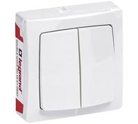 Transformador doble completo Aparamenta saliente - blanco