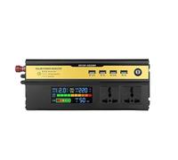 Transformador Inversor Corriente para Coche 12/24 V CC A 220 V CA Transformador con Cargador USB Universal Inversor Onda Sinusoidal Modificada Potencia Máxima 3000-6000 W(24V,6000W)