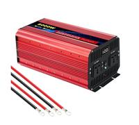 Transformador Inversor Onda Sinusoidal Pura 12 V A 220 V CA 60 Hz Convertidor Potencia para Coche 2200 W A 10 000 W Portátil con Pantalla LED(12V 220V 8000W 60HZ)