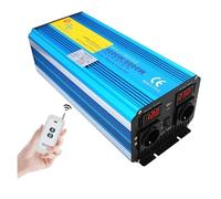 Transformador Inversor Onda Sinusoidal Pura 4000 W/8000 W para Coche Camping Fuera Red con Enchufe Estándar De La UE(24V 220V 60Hz,A 8000W Peak)
