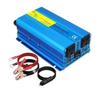Transformador Inversor Onda Sinusoidal Pura 600 W/1200 W 12 V CC A 100 V CA/110 V 50 Hz/60 Hz con Enchufe Estadounidense para Encendedor Coche(60Hz)