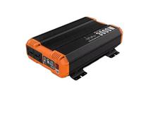 Transformador Inversor Onda Sinusoidal Pura 6000 W para Camping Autocaravanas Hogar Convertidor 12/24/48 V A 220 V Enchufe Europeo Pantalla LCD Mando A Distancia(3000W-12V)