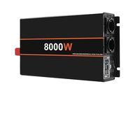 Transformador Inversor Onda Sinusoidal Pura 8000 W Y 6000 W para El Hogar Convertidor Potencia 12 V 24 V A 220V 230V 50 Hz con Control Remoto para Coche(12V,8000W)