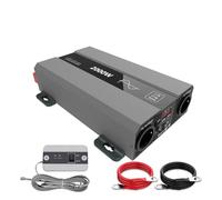 Transformador Inversor Onda Sinusoidal Pura Vehículos Pequeños con Pérdida Potencia 220V-240V 4000W Pico Alta Eficiencia Modernización Recreativos Enchufe UE Inversor Convertidor