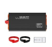 Transformador Inversor Portátil para Coche 2000 W Convertidor Voltaje PSW-2000 Inversor Onda Sinusoidal Pura 12 V CC A 72 V CC A 220 V CA(DC70V to AC220V 50Hz)