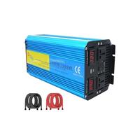 Transformador Inversor Solar Onda Sinusoidal Pura para Coche 5KW 6KW 7KW 8KW 12V 24V 110V 220V CC A CA Toma Corriente UN UE EE UU. Transformador Control Remoto(7KW 24V 220V 60HZ UN)