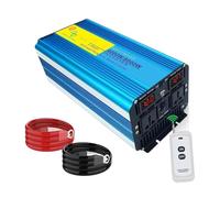 Transformador Inversor Solar para Coche con Dos Enchufes Universales Pantalla LED Inversor Corriente Onda Sinusoidal Pura De 12/24/48 V 4000/8000 W(12V 127V 8000W)