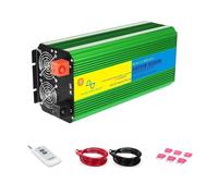 Transformador Inversor Solar para Coche con Dos Enchufes Universales Pantalla LED Inversor Corriente Onda Sinusoidal Pura De 12/24/48 V 4000/8000 W(24V 110V 8000W)