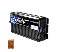 Transformador Inversores Potencia Solar para Coche Convertidor LCD Inversor Onda Sinusoidal Pura Remoto 6000 W 2700 W CC 12 V-72 V A CA 110 V-220 V(60V,220V-230V(50Hz),B 6000W)
