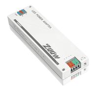 Transformador LED 24V 200W sin parpadeo para lámpara LED 24V 8.33A G4 GU5.3 MR11 MR16, transformador 230V 24V 200W intensidad no variable, sin ruido, sin carga mínima