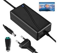 Transformador LED Adaptador de alimentación 12 V 5 A: Tira LED AC 100-240 V, enchufe UE, alimentación 12 V, adaptador de alimentación universal 5,5 x 2,5 mm, transformador de alimentación enchufable