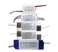 Transformador LED, Controlador LED con carcasa, 600 mA, 3 W, 9 W, 12 W, 18 W, 30 W, 36 W, 50 W, 1-2 x 3 W, 6-10 x 3 W, 10-18 x 3 W, iluminación de corriente constante, 85-265 V, fuente de alimentación