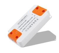 Transformador LED de 12 V y 12 W, Transformador para fuente de alimentación LED de 230 V CA a 12 V CC, Transformador compacto y extremadamente fino de bajo voltaje constante para lámparas, focos y tir