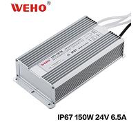 Transformador LED Impermeable de 150 W IP67, Fuente de alimentación para Tira DC 24 V (LPV-150-24)