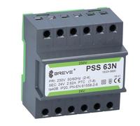 Transformador monofásico PSS 63N 230/24V IP30 en riel DIN TH-35