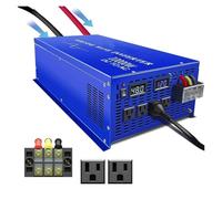 Transformador Onda Sinusoidal Pura 10000W Inversor Energía Solar 24V Y 220V Convertidor Banco Batería 12V/36V/48V/96V CC A 110V/120V/230V/240V CA Inversor Convertidor