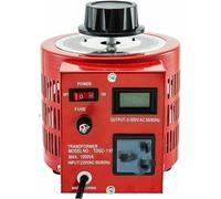 Transformador variable monofásico 0-300V con pantalla digital, regulador de voltaje CA ajustable, bobina de cobre puro de 20A, diseño compacto, seguro y confiable para laboratorio y control de motor