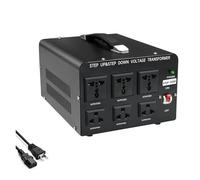 Transformador Voltaje 5000 W/2000 W para Electrodomésticos CA 110 V-220 V/220 V-110 V Elevador/Reductor Transformador(VTJP-5000)