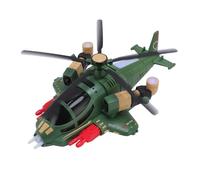 Transformando el Juguete de Avión en Helicóptero con Luces y Música - Juguete de Jet de Combate Eléctrico para Niños, Ruedas Giratorias de 360 ° y Efectos de Sonido, Juguete