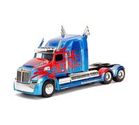 Jada Toys-Transformers - Maqueta de película Western Star 5700 XE Phantom 5-Escala 1/24, 98403, Azul/Rojo