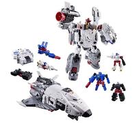 Transformers Age of The Primes, Armada Jetfire, Figura Convertible Commander Class de 20 cm con 3 Figuras Mini-con, Juguetes Robots, A Partir de 8 años