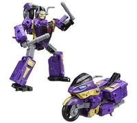 Transformers Age of The Primes, Sideways, Figura Convertible Clase Viajero de 14,5 cm, Figura de acción con 2 Figuras Mini-con, Juguetes Robots, A Partir de 8 años