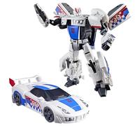 Transformers Age of The Primes, Smokescreen, Deluxe Class, Figura de acción Convertible de 13 cm, Juguetes Robots, A Partir de 8 años