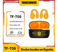 TRANSFORMERS-auriculares inalámbricos con Bluetooth, audífonos TF-T05 con Clip para la oreja, música, sonido estéreo, Air Sport Black
