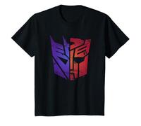 Transformers Autobot Decepticon Split Face Icon Logo Camiseta