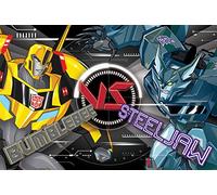 Transformers BB vs Steeljaw Póster (tamaño Grande), Multicolor
