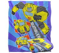 Transformers Blanket, 152 x 127 cm Bumblebee Transform Silky Touch Super Soft Throw Blanket