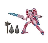 Transformers Bumblebee Cyberverse Adventures Deluxe Class Arcee - Figura de acción de Juguete, Pieza de construcción, para Edades de 6 años en adelante, 5 Pulgadas E7104