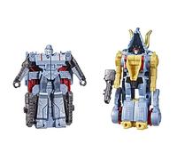 Transformers Bumblebee Cyberverse Adventures Dinobots Unite Toys Dino Combiners Slugtron - Paquete de 2 Figuras de acción, a Partir de 6 años, 11 cm