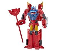 Transformers Bumblebee Cyberverse Adventures Dinobots Unite Toys Ultimate Class Autobot Hot Rod, Energon Armor, a partir de 6 años, 9 pulgadas
