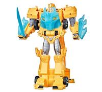 Transformers Bumblebee Cyberverse Adventures Roll N' Change Bumblebee - Figura de acción de Empuje para niños a Partir de 6 años, 25 cm, F2730 Multi