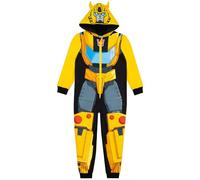 Transformers Bumblebee Pijama Polar Niño | Mono Pijama Niño | Pijamas Niños | Amarillo 9-10 Años