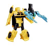 Transformers Hasbro Cyberworld, Bumblebee, Figura de Acción 2 en 1, Robot de Juguete o Coche Deportivo Amarillo, Accesorio de Cañón, Coleccionable, Regalos para Niños y Niñas 6 Años o Más