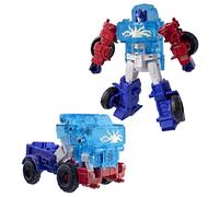 Transformers CYBERWORLD | Optimus Prime Cyber Changers Energon Surge | Figura de acción de 10 cm | Conversión rápida en camión | Juguetes Robot para niños y niñas a Partir de 6 años