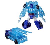 Transformers CYBERWORLD Optimus Prime | Figura de acción Armored Cyber Changers Energon Surge | Conversión rápida en camión | Juguetes Robot para niños y niñas a Partir de 6 años